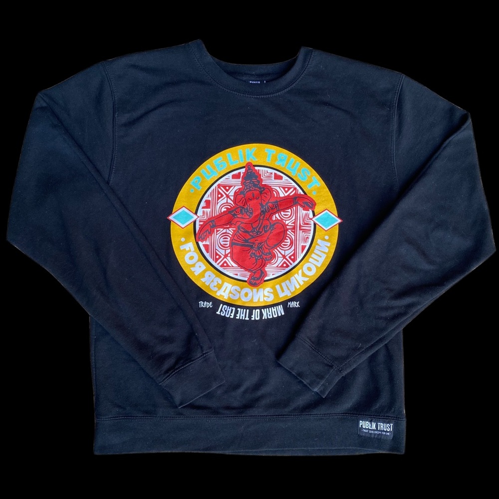 Publik Trust For Reasons Unknown Crewneck Sweater